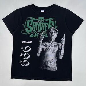 Santa Fe Klan Rap Mexican Rapper Guanajuato T Shirt Men’s Medium Mexico Merch